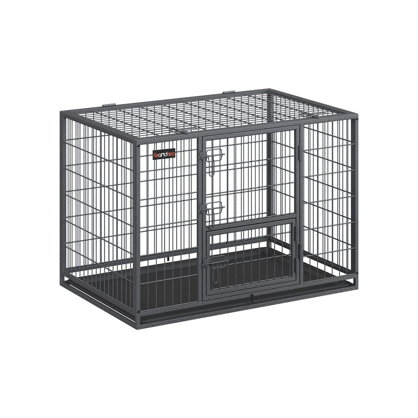 Zware Hondenbench XL Met Dubbele Deuren - Hoogbelastbaar Staal - Voor Sterke Honden