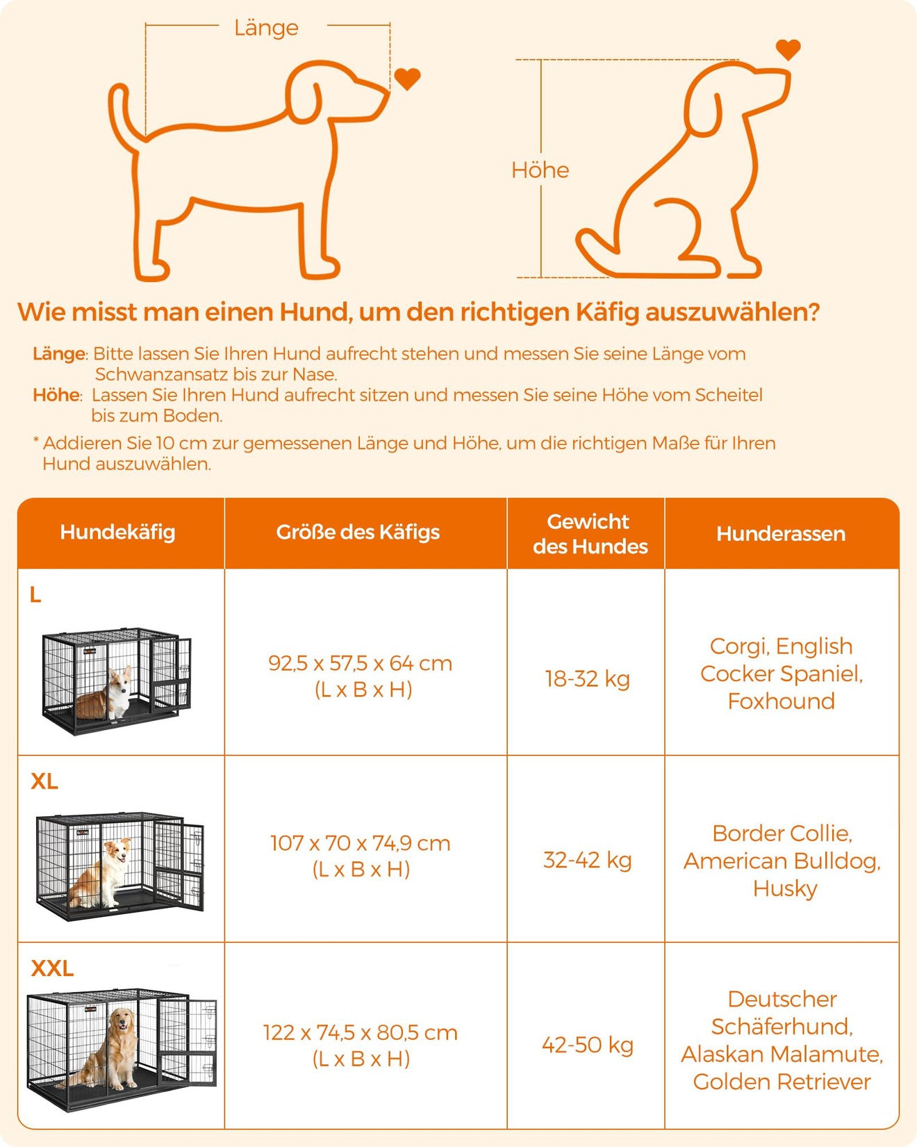 Extra Zware Hondenbench XXL - Dubbele Deuren En Bovenluik - Voor De Sterkste Honden