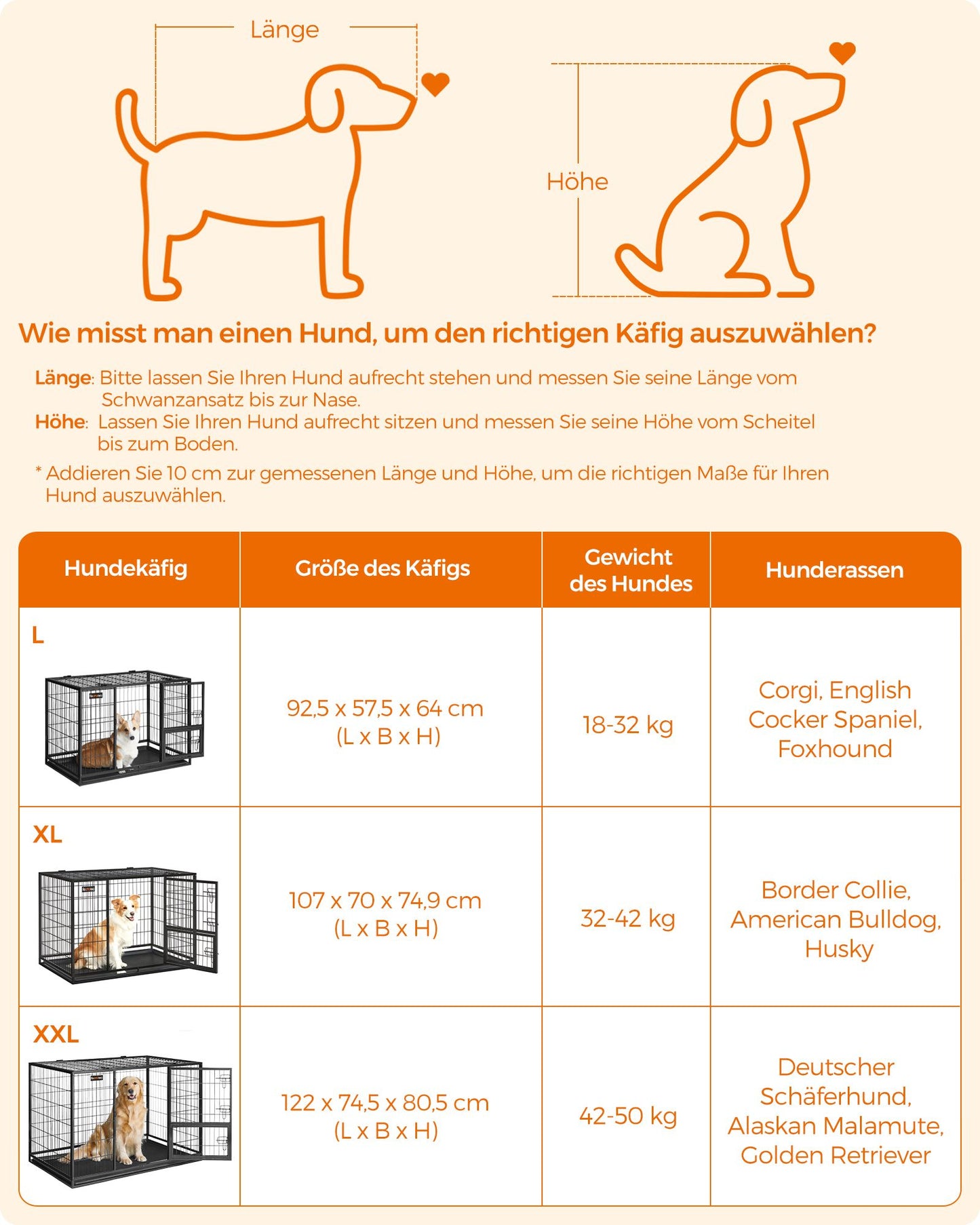 Extra Zware Hondenbench XXL - Dubbele Deuren En Bovenluik - Voor De Sterkste Honden