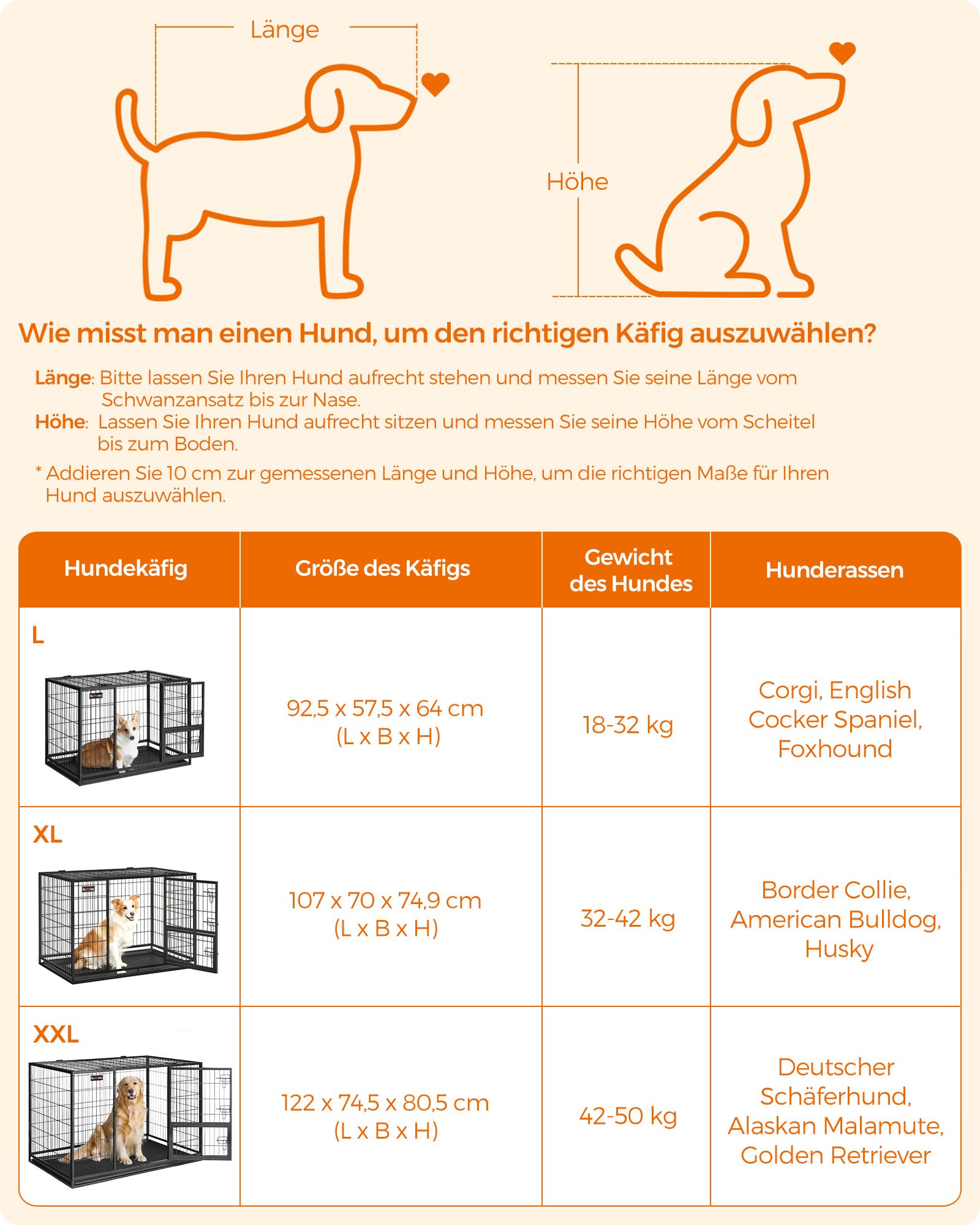 Extra Zware Hondenbench XXL - Dubbele Deuren En Bovenluik - Voor De Sterkste Honden