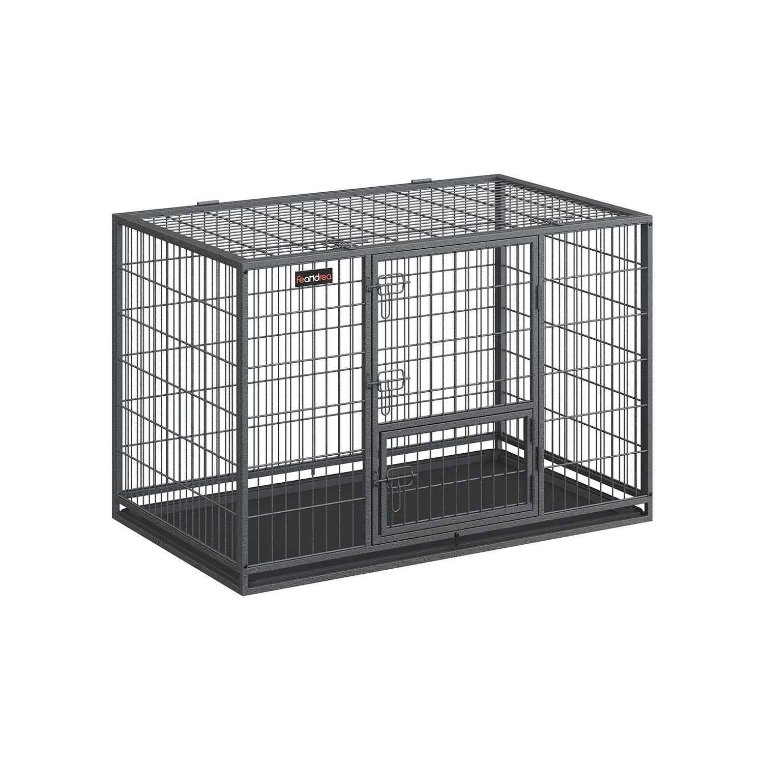 Extra Zware Hondenbench XXL - Dubbele Deuren En Bovenluik - Voor De Sterkste Honden