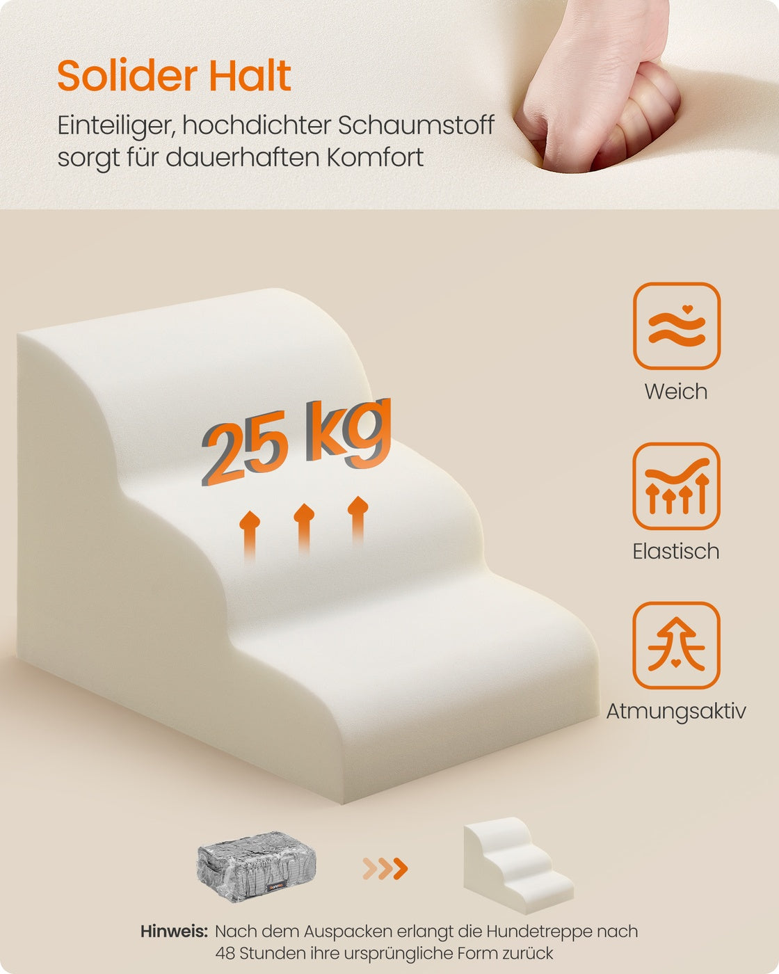 Hondentrap Met 3 Treden - Antislip Bekleding - Gewrichtsvriendelijke Lage Opstap