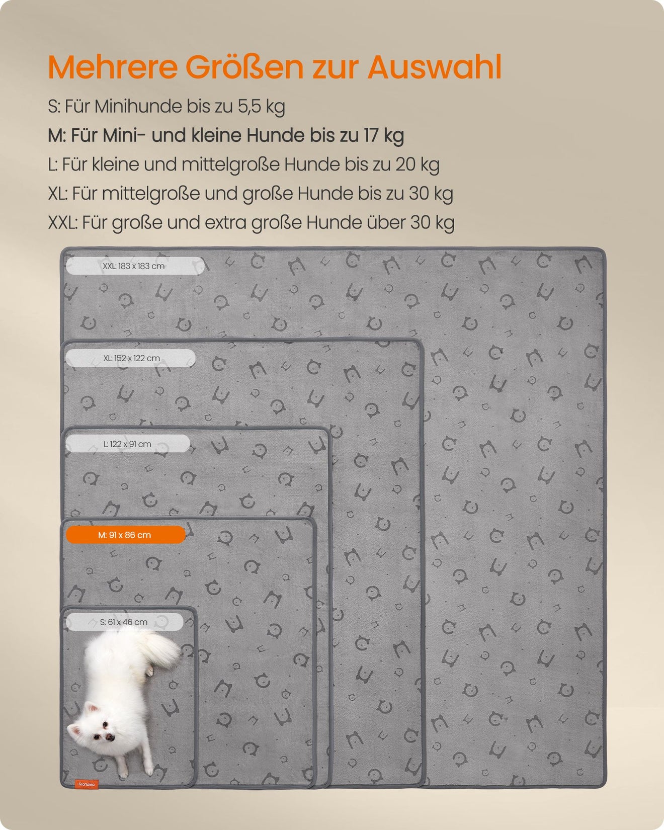 Wasbare Puppy Trainingsmatten M Set Van 2 - Waterdichte Kern - Antislip Noppen