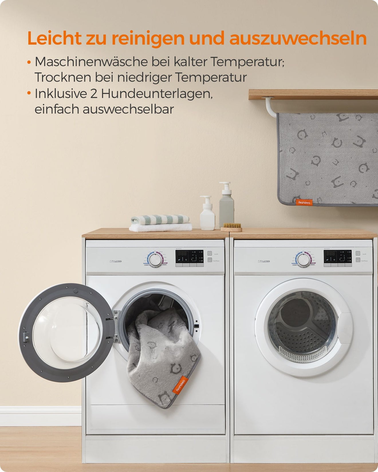Wasbare Puppy Trainingsmatten L Set Van 2 - Maximale Dekking - Vierlaags Waterdicht