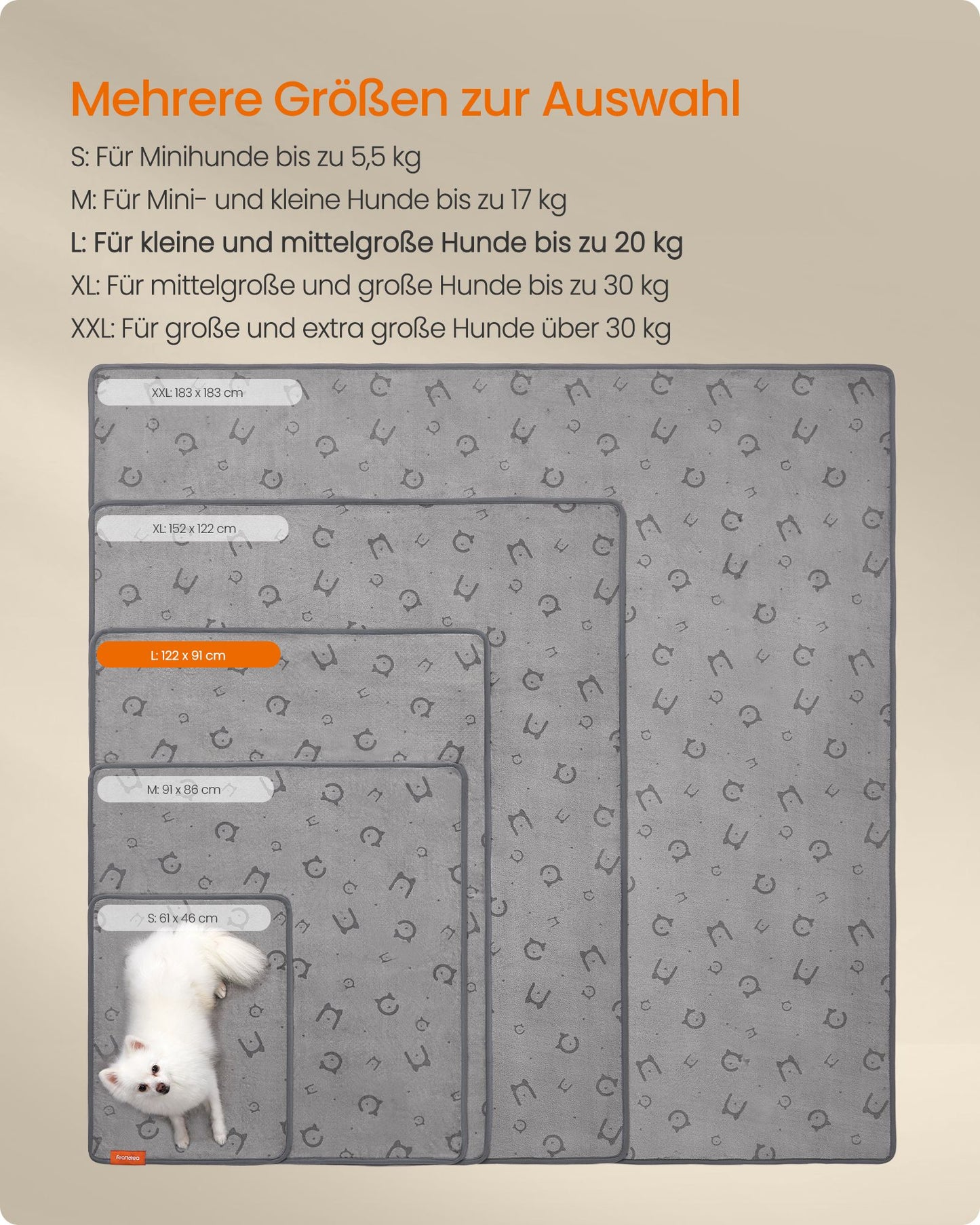 Wasbare Puppy Trainingsmatten L Set Van 2 - Maximale Dekking - Vierlaags Waterdicht