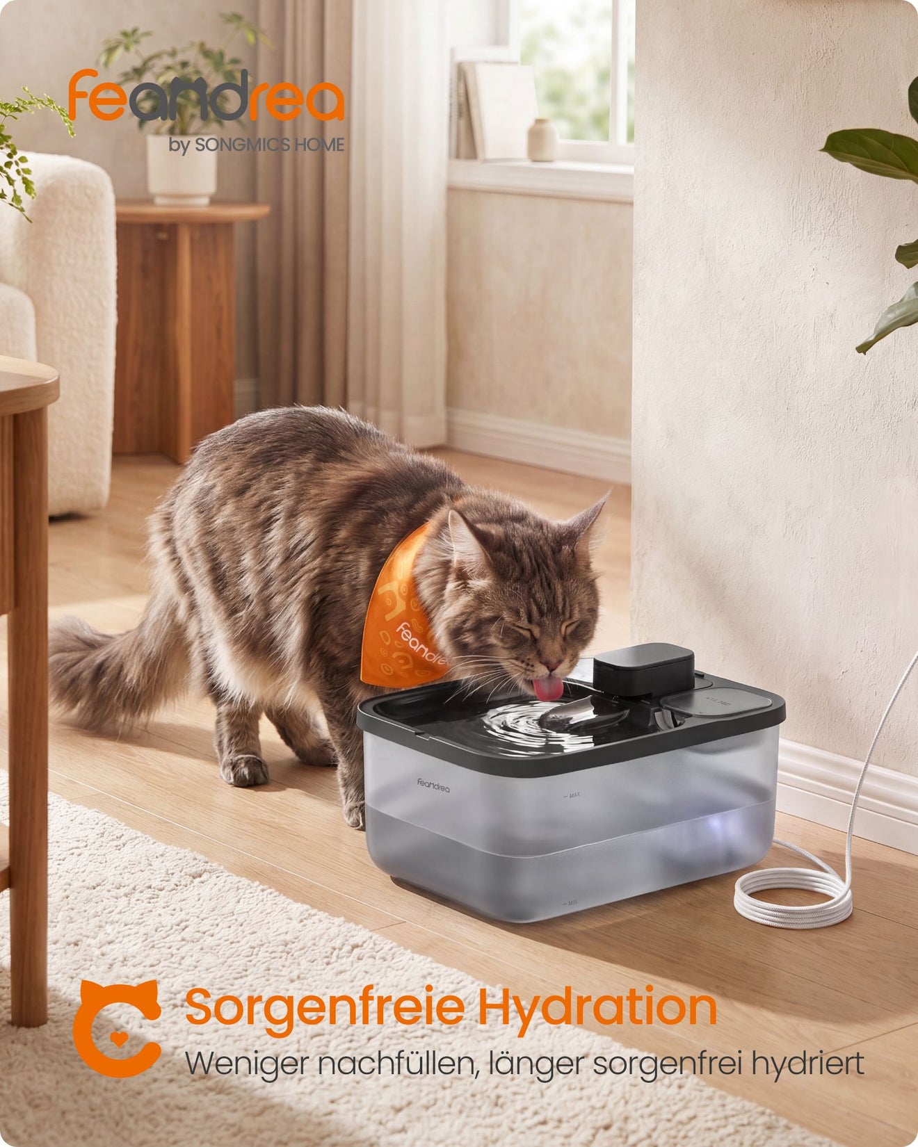 Drinkfontein Voor Katten Met Stille Pomp - Inclusief 12 Filters - Automatische Beveiliging