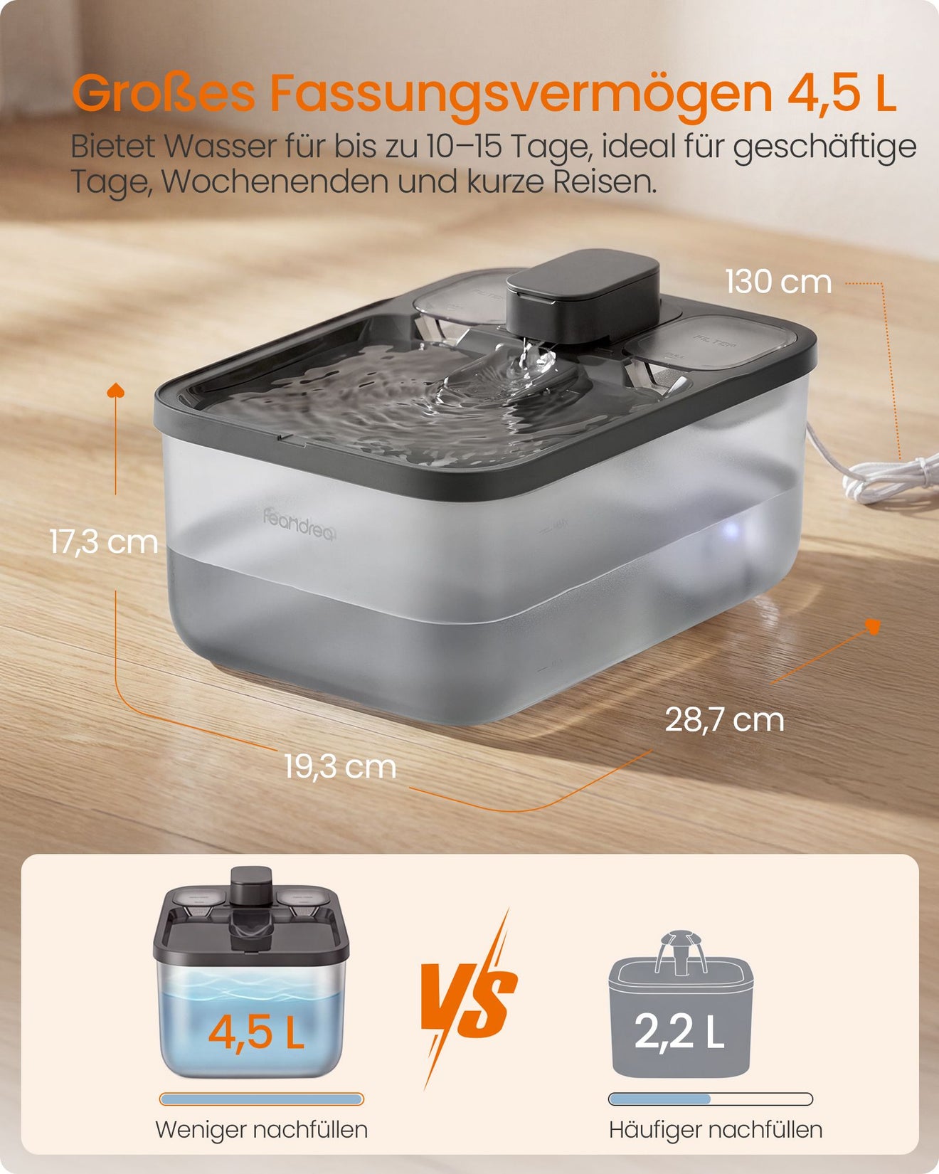 Drinkfontein Voor Katten Met Stille Pomp - Inclusief 12 Filters - Automatische Beveiliging