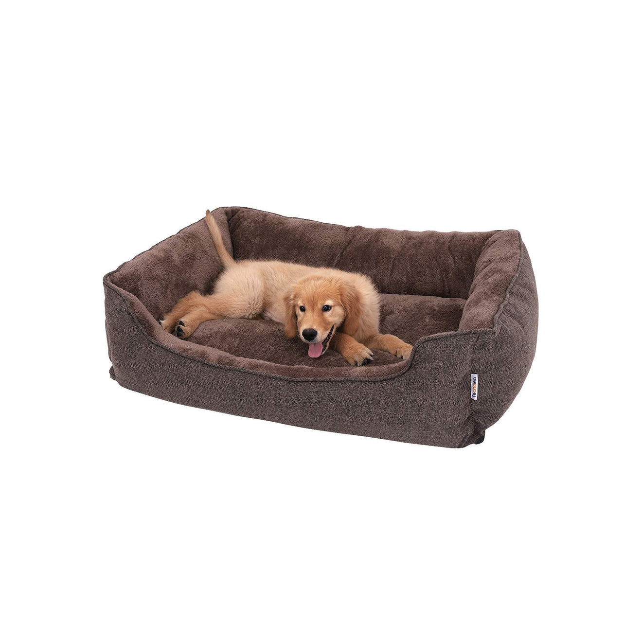 Wasbaar Hondenbed Voor Grote Honden - Afneembare Hoes - Krasvast Pluche
