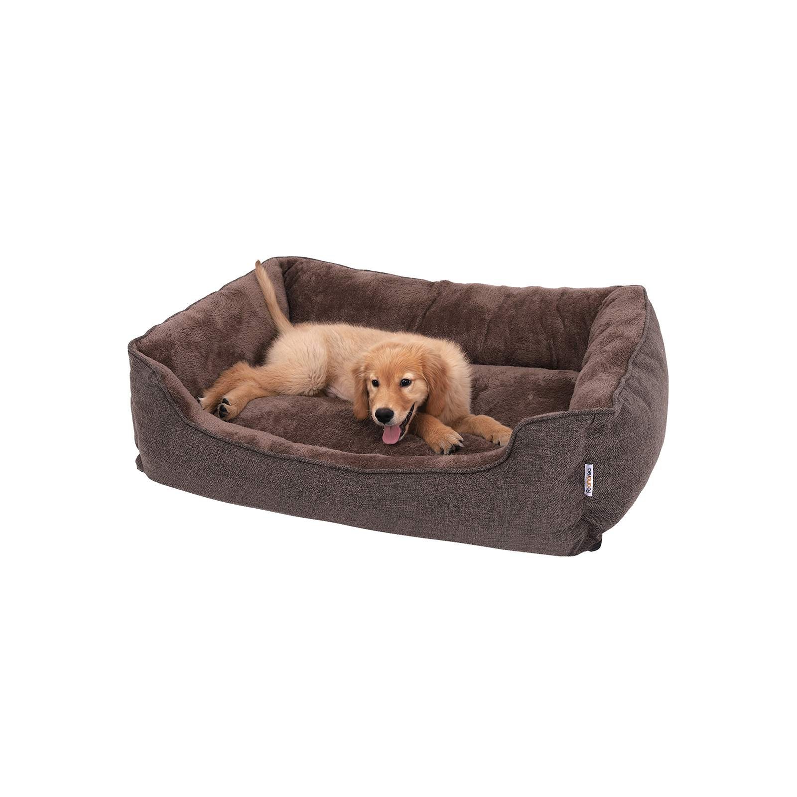 Wasbaar Hondenbed Voor Grote Honden - Afneembare Hoes - Krasvast Pluche