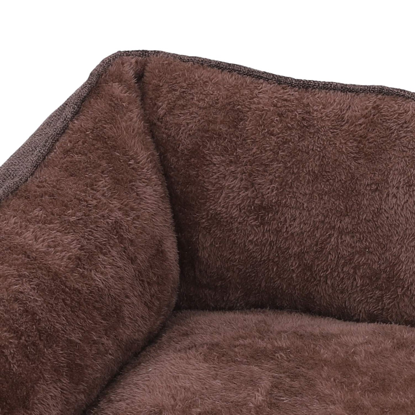 Wasbaar Hondenbed Met Antiallergeen Pluche - Afneembare Hoes - Voor Middelgrote Honden