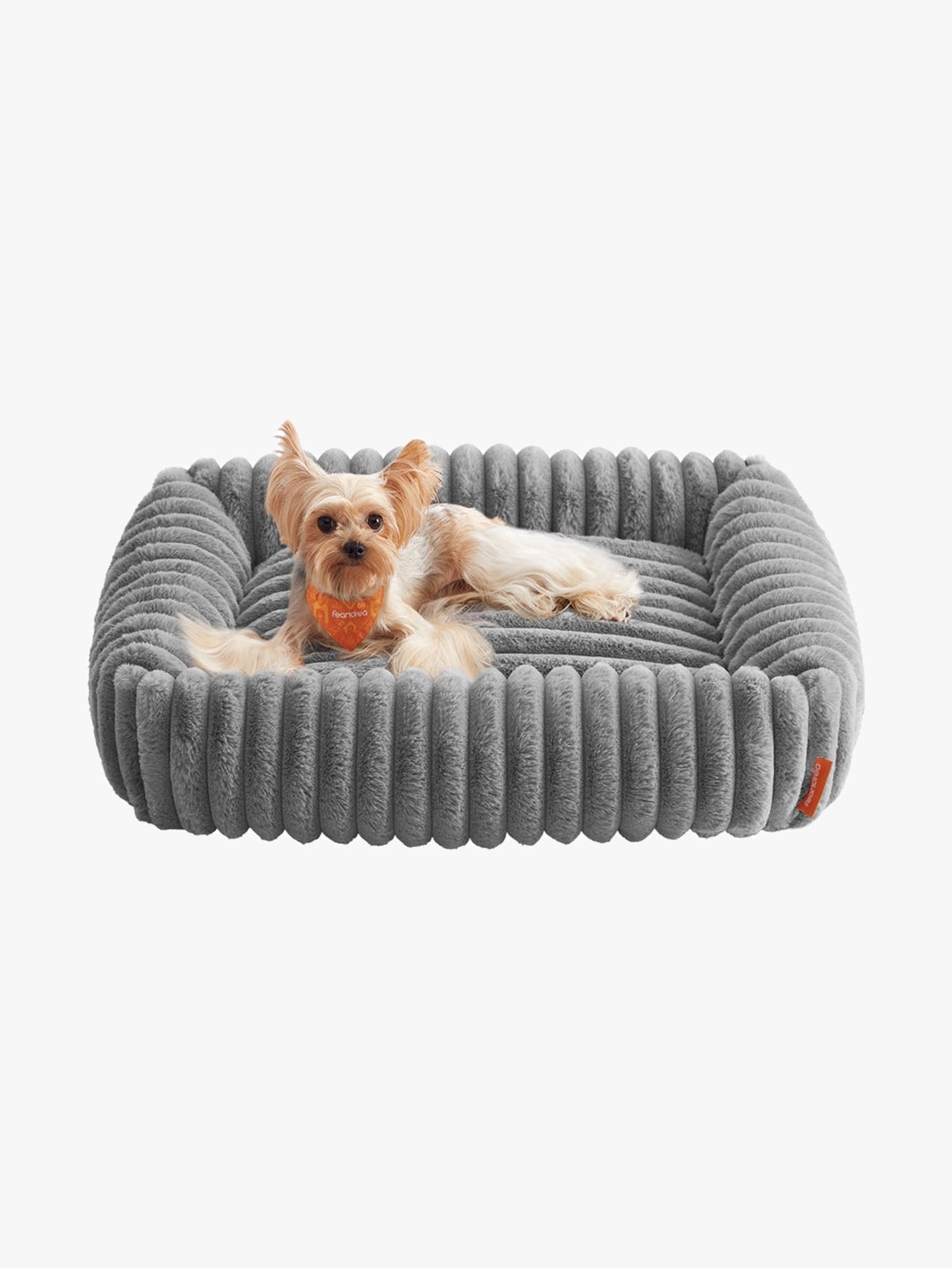 Ortho Hondenmand Met Knuffelkussen Voor Kleine Honden - Imitatiebont - Verhoogde Rand