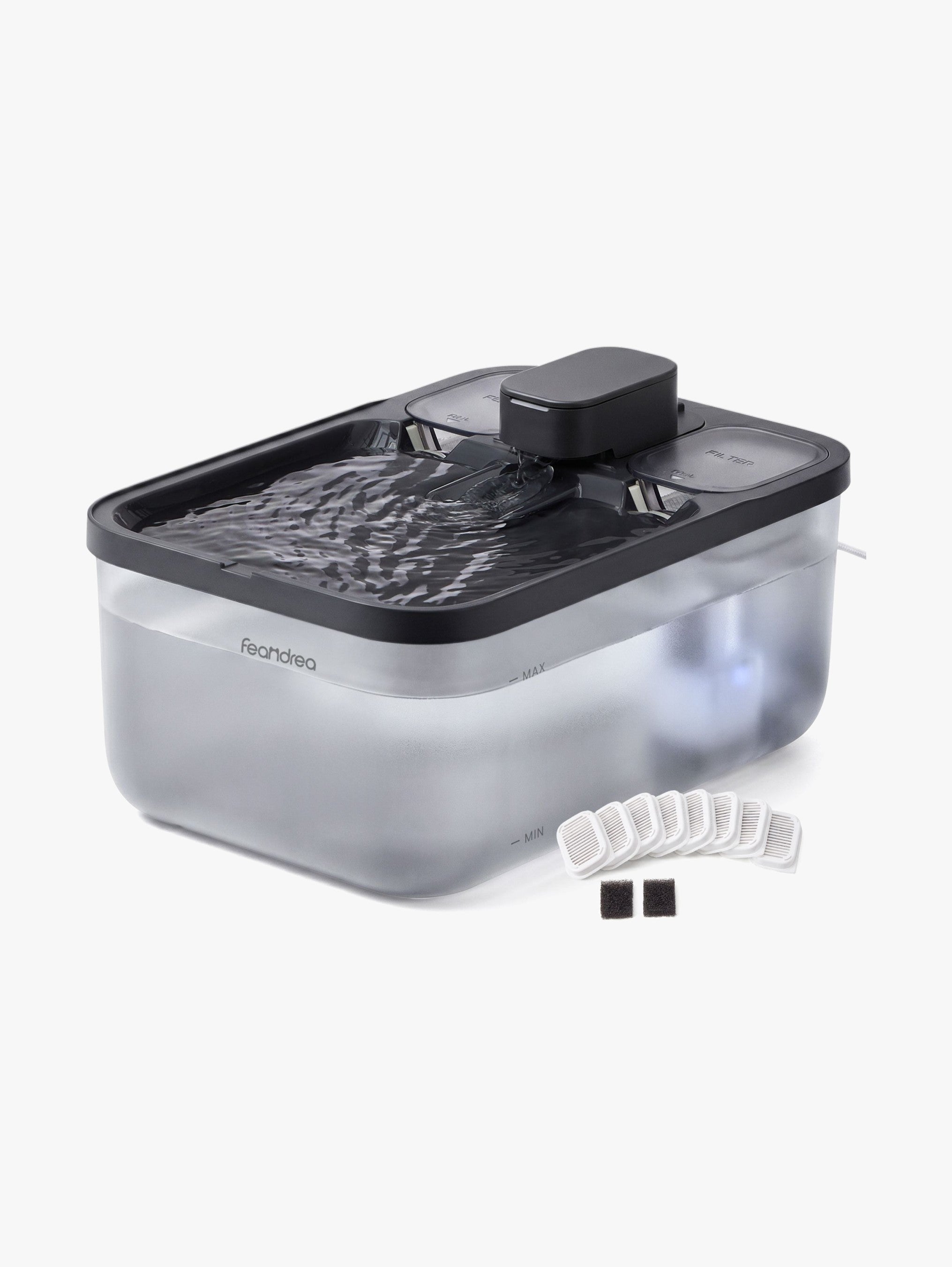 Drinkfontein Voor Katten Met Stille Pomp - Inclusief 12 Filters - Automatische Beveiliging