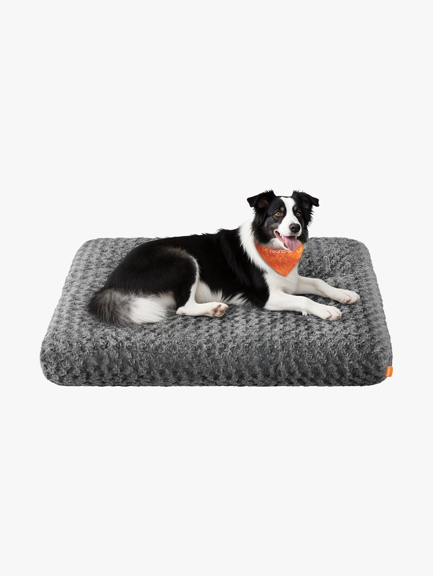 Hondenbed Met Rozenpatroon Pluche - Verhoogde Randen - Maat L