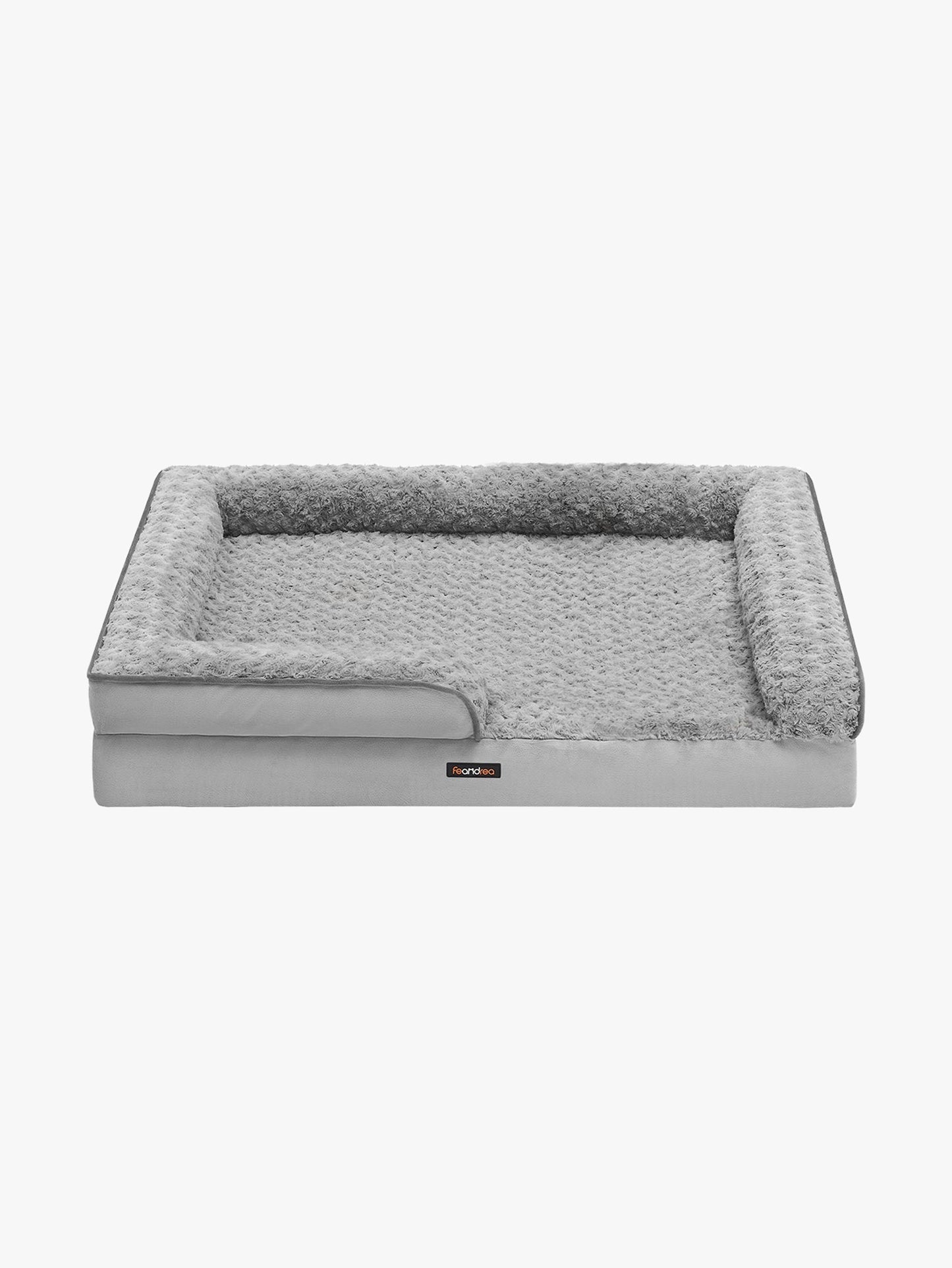 Orthopedisch Hondenbed L Met Rozenpluche - Noppenschuim - Verhoogde Randen