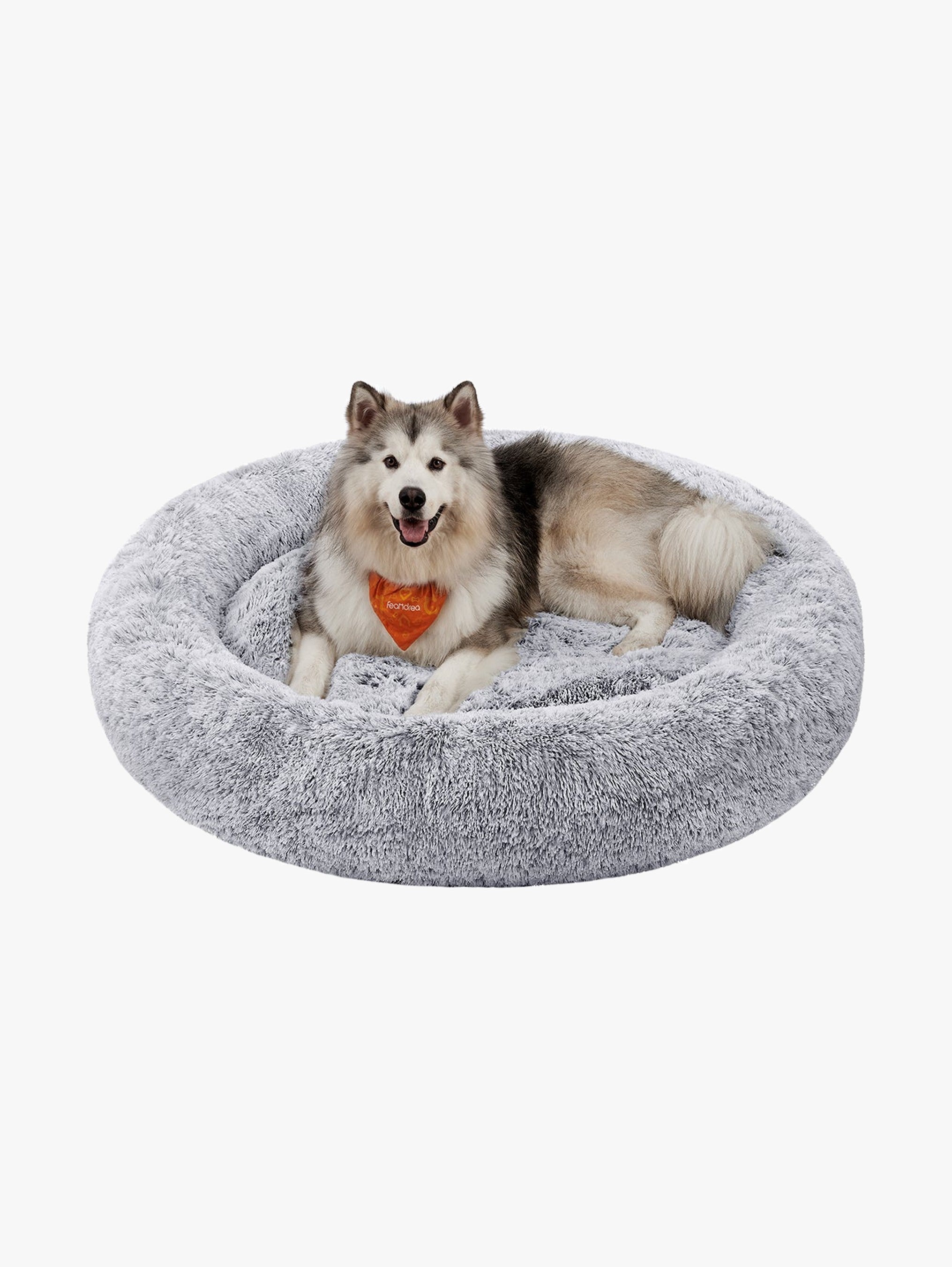 Extra Groot Rond Hondenbed 140 cm - Uitneembaar Middenkussen - Voor Grote Honden