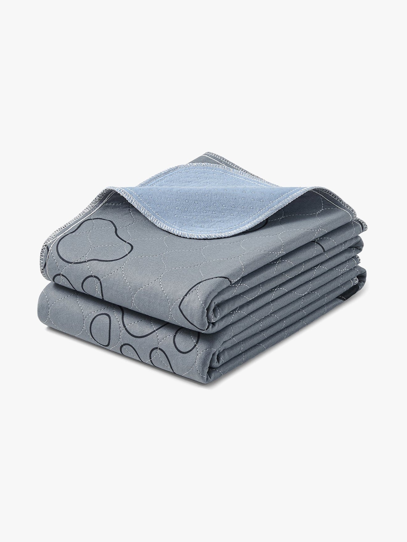 Antislip Wasbare Trainingsmatten L Set Van 2 - Polyester Toplaag - Waterdicht