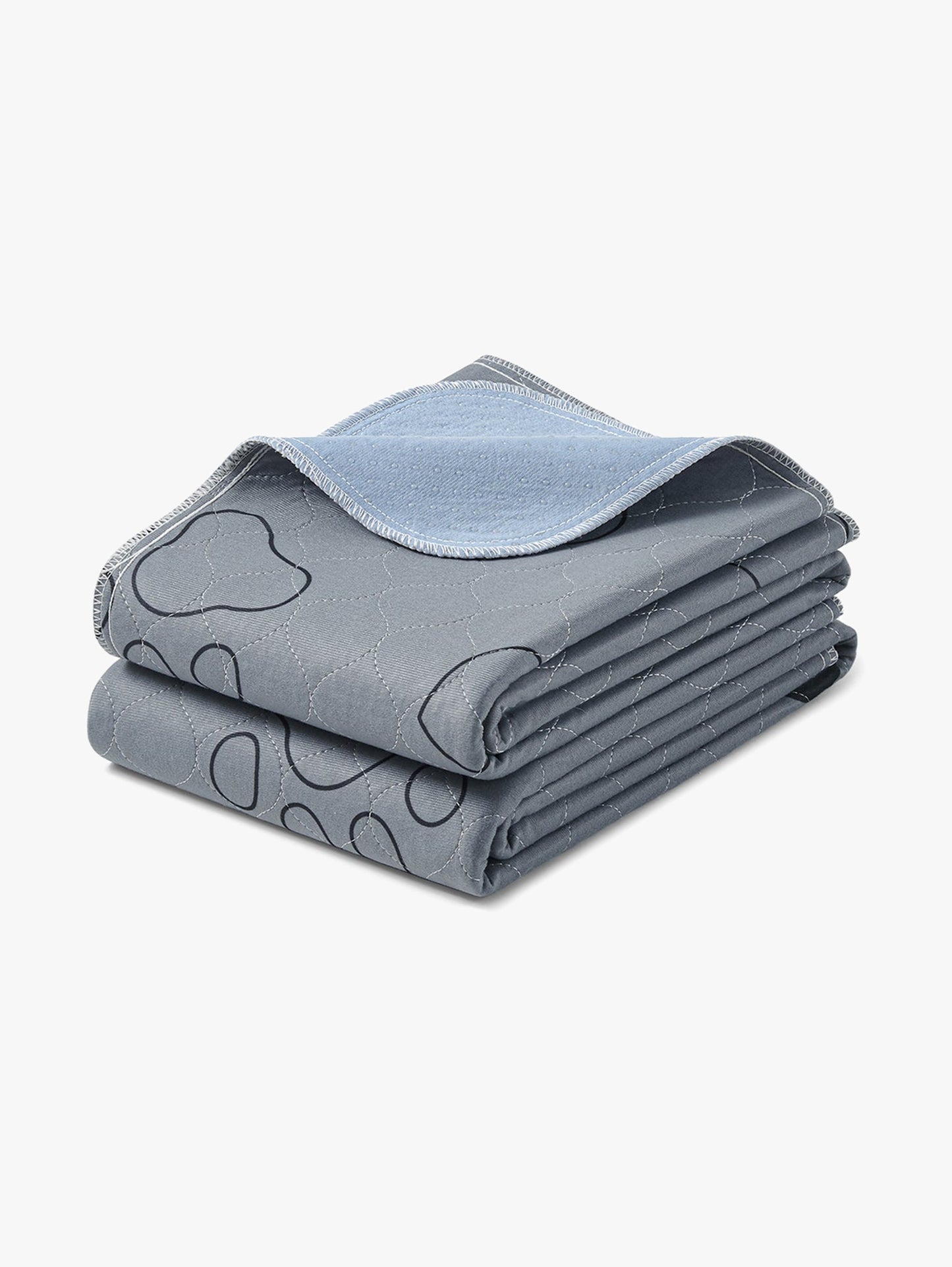 Antislip Wasbare Trainingsmatten L Set Van 2 - Polyester Toplaag - Waterdicht